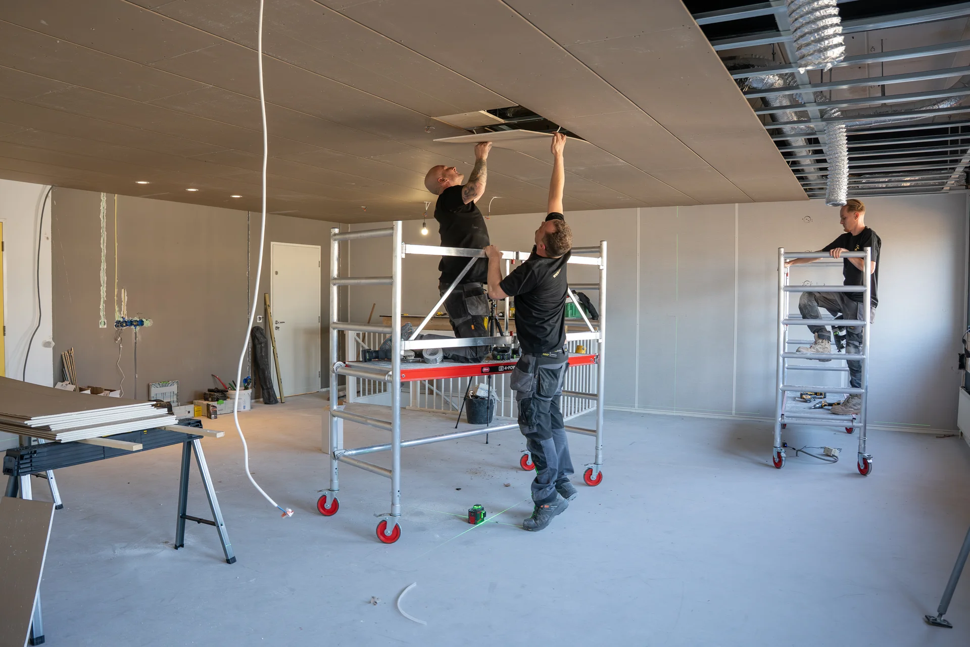 Bouwkundige werkzaamheden tijdens een verbouwing